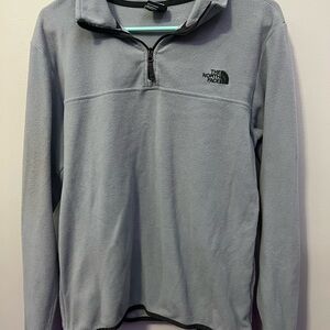 The North Face Men's Gray Quarter zip
